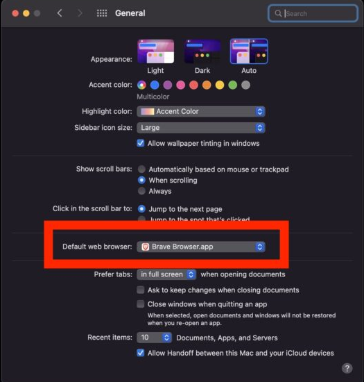如何设置Brave为Mac上的默认Web浏览器 如何 第1张