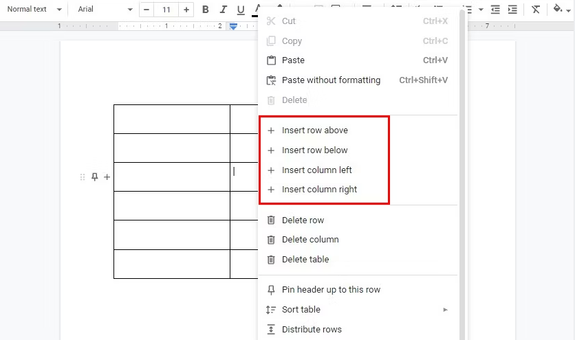 如何在Google Docs（谷歌文档）中创建和编辑表格 如何 第4张