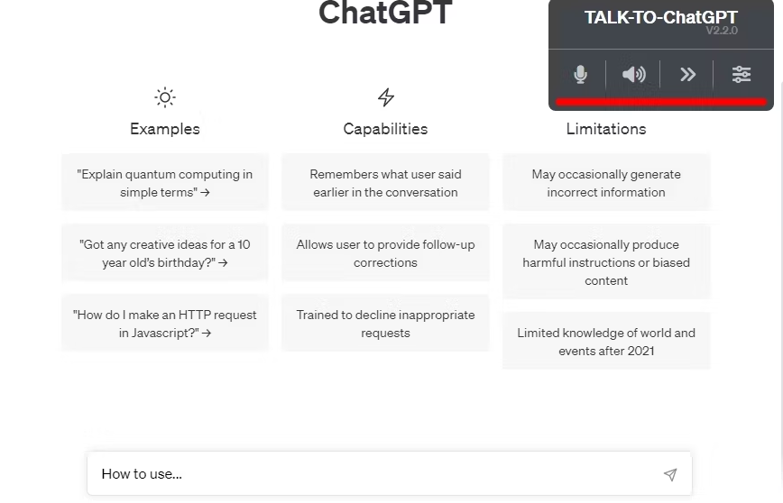 用语音控制ChatGPT的3种方法 插件 第6张