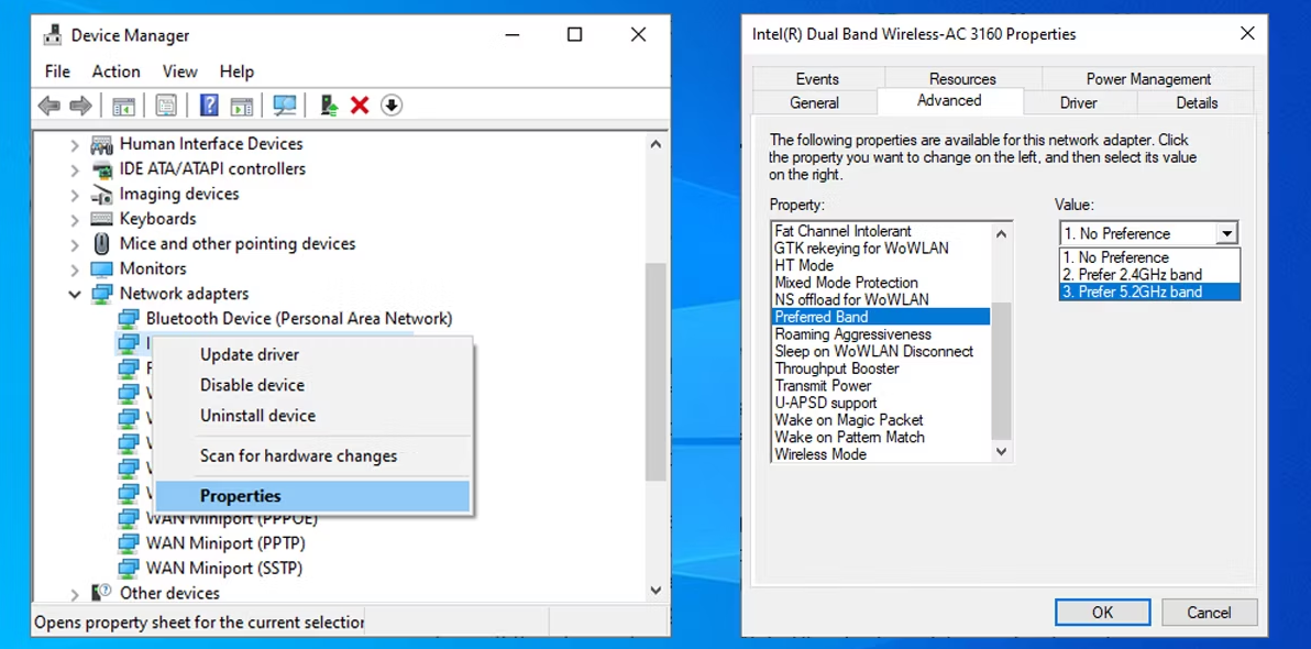 如何在Windows 10中从2.4GHz切换到5GHz 如何 第3张