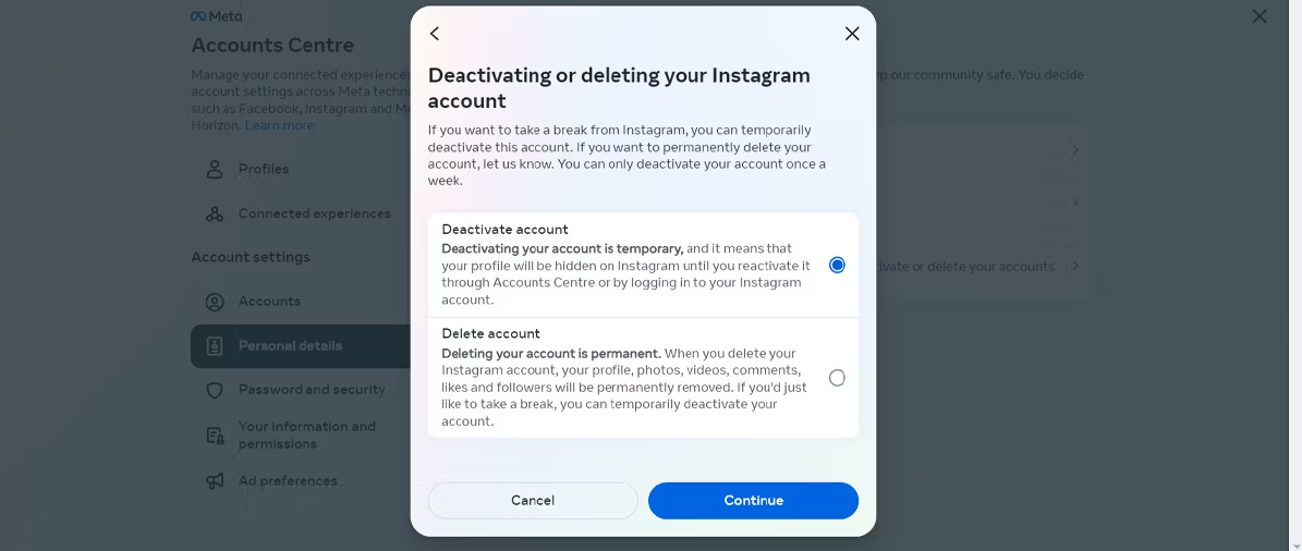 如何停用（或删除）你的 Instagram 账户 如何 第4张