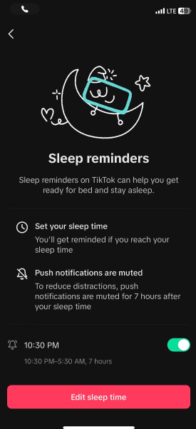 如何设置 TikTok 睡眠提醒 如何 第8张