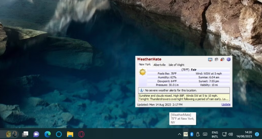 如何在 Windows 11 系统托盘中添加天气图标 Windows 第3张