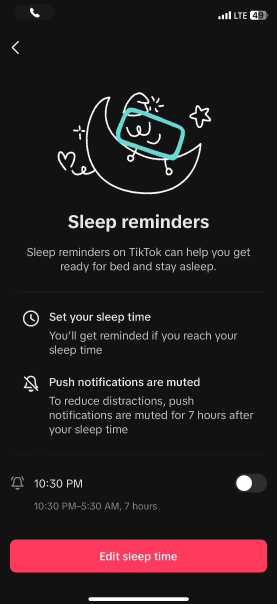 如何设置 TikTok 睡眠提醒 如何 第9张